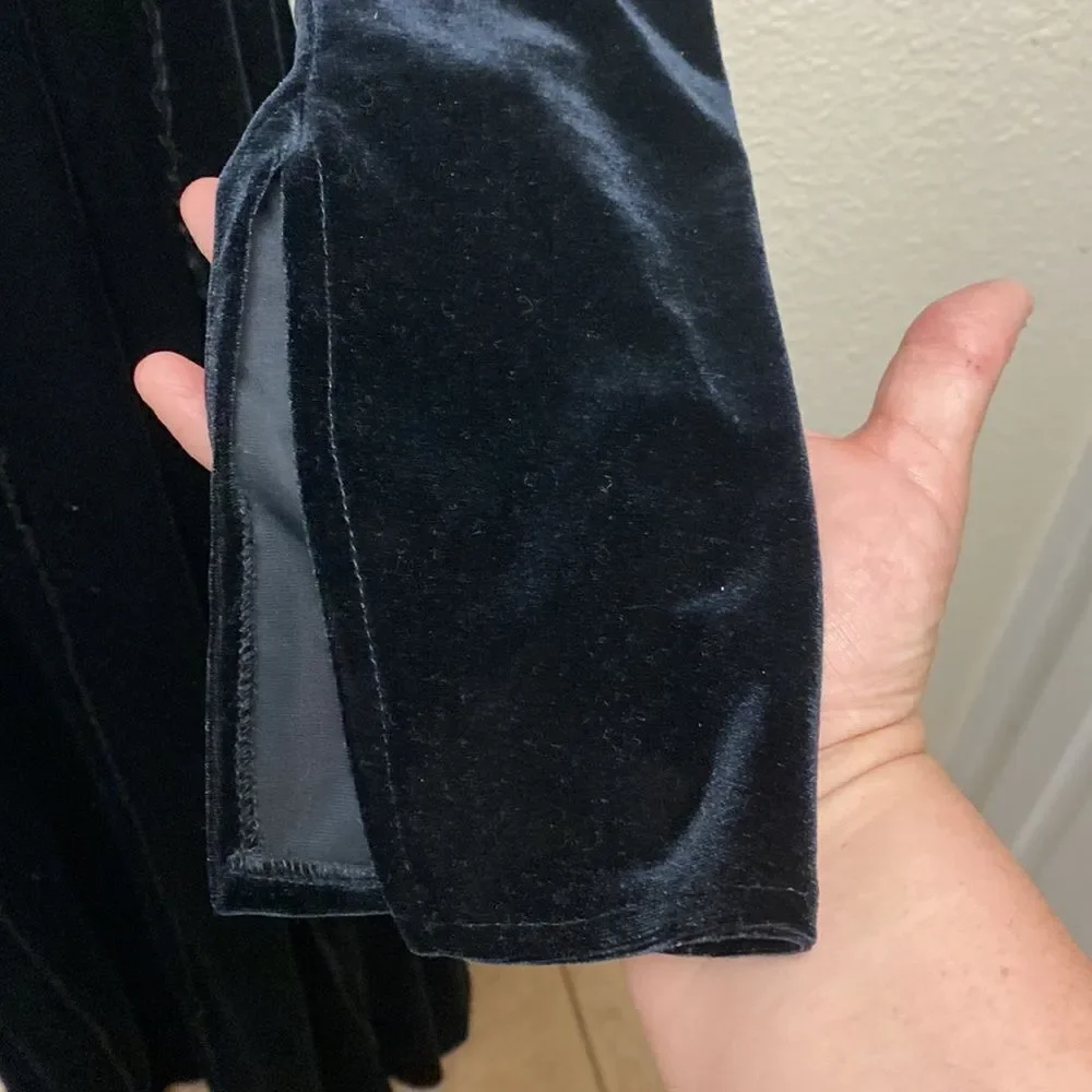 Cykxtees Velvet Maxi Dress Medium - Picture 5 of 6